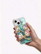 Product or handheld view of the The Teal Harbor Cat District case