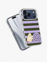 The Unhurried Spiral iPhone 17 Pro case angle view