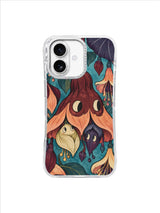 Upside-Down Bloom pattern iPhone 17 case artwork