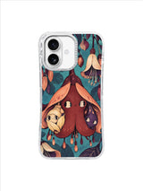 Oxblood Shelter Bell pattern iPhone 17 case artwork