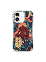Buttercream Folded Leaf pattern iPhone 17 case artwork
