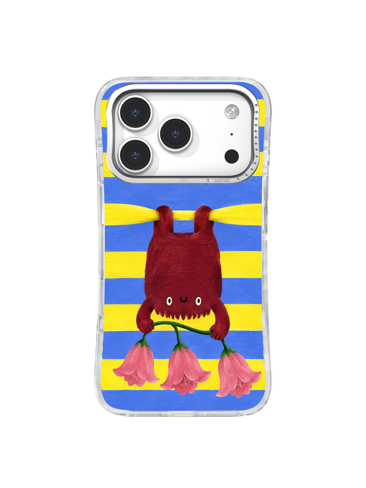 Lemon Sky Garden artwork on an iPhone 17 Pro case