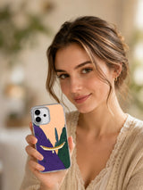 The Valley Learns to Smile iPhone 17 Case lifestyle portrait