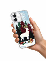 White Stag’s Holly Crown iPhone 17 case shown in hand