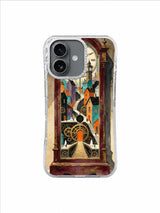 Turquoise Clock City iPhone case artwork