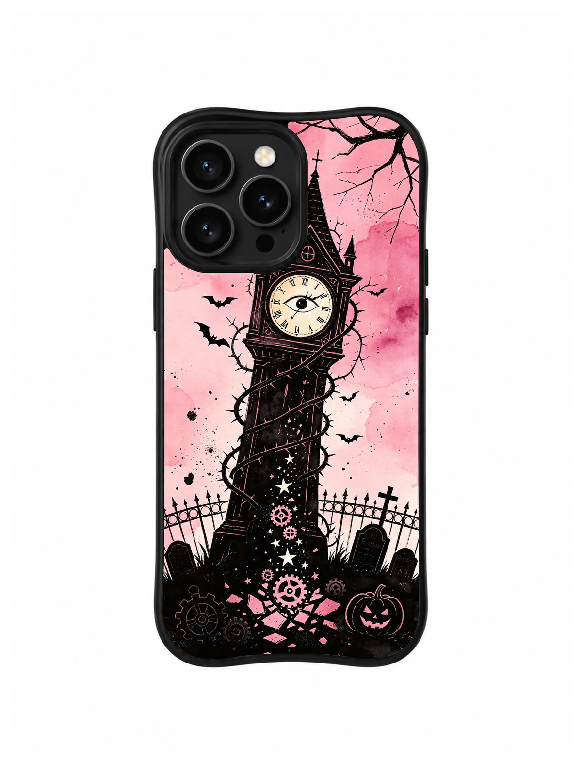 Thirteenth Bell Eye pink gothic clocktower iPhone 13 Pro case