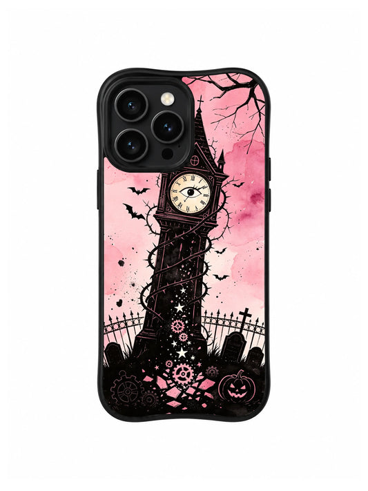 Thirteenth Bell Eye pink gothic clocktower iPhone 13 Pro case