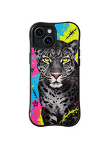 Thorn Leopard Bloom iPhone 15 Plus case in Neon Thorn Crown artwork