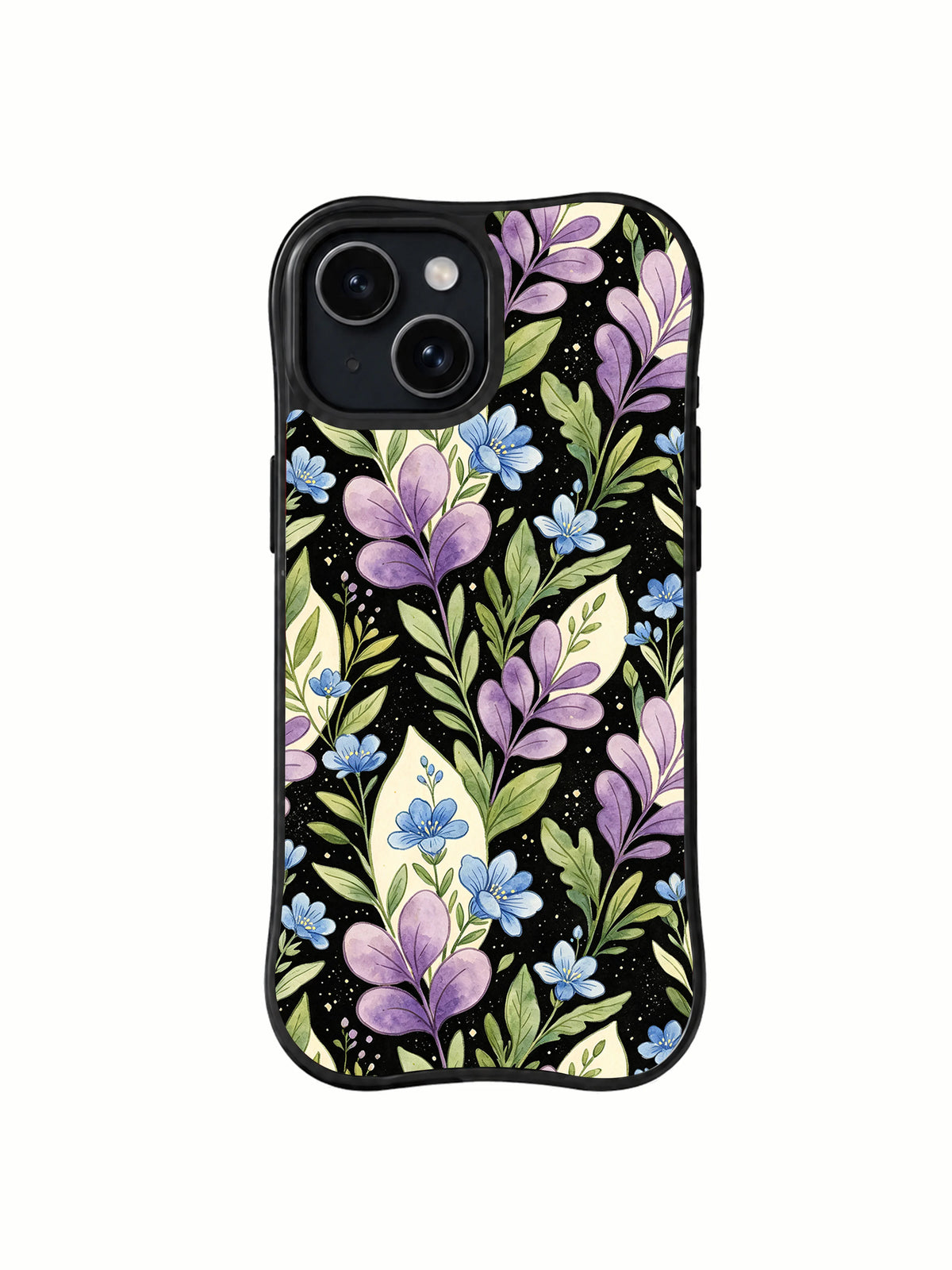 Thornless Night Garden iPhone 15 Plus case front view