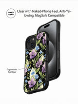 Thornless Night Garden iPhone 15 Plus case camera frame