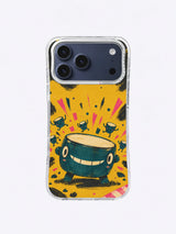 Dancing Cups artwork swatch for The Thunder Drum Picnic iPhone 17 Pro Max Case