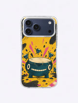 Rainy Rhythm artwork swatch for The Thunder Drum Picnic iPhone 17 Pro Max Case