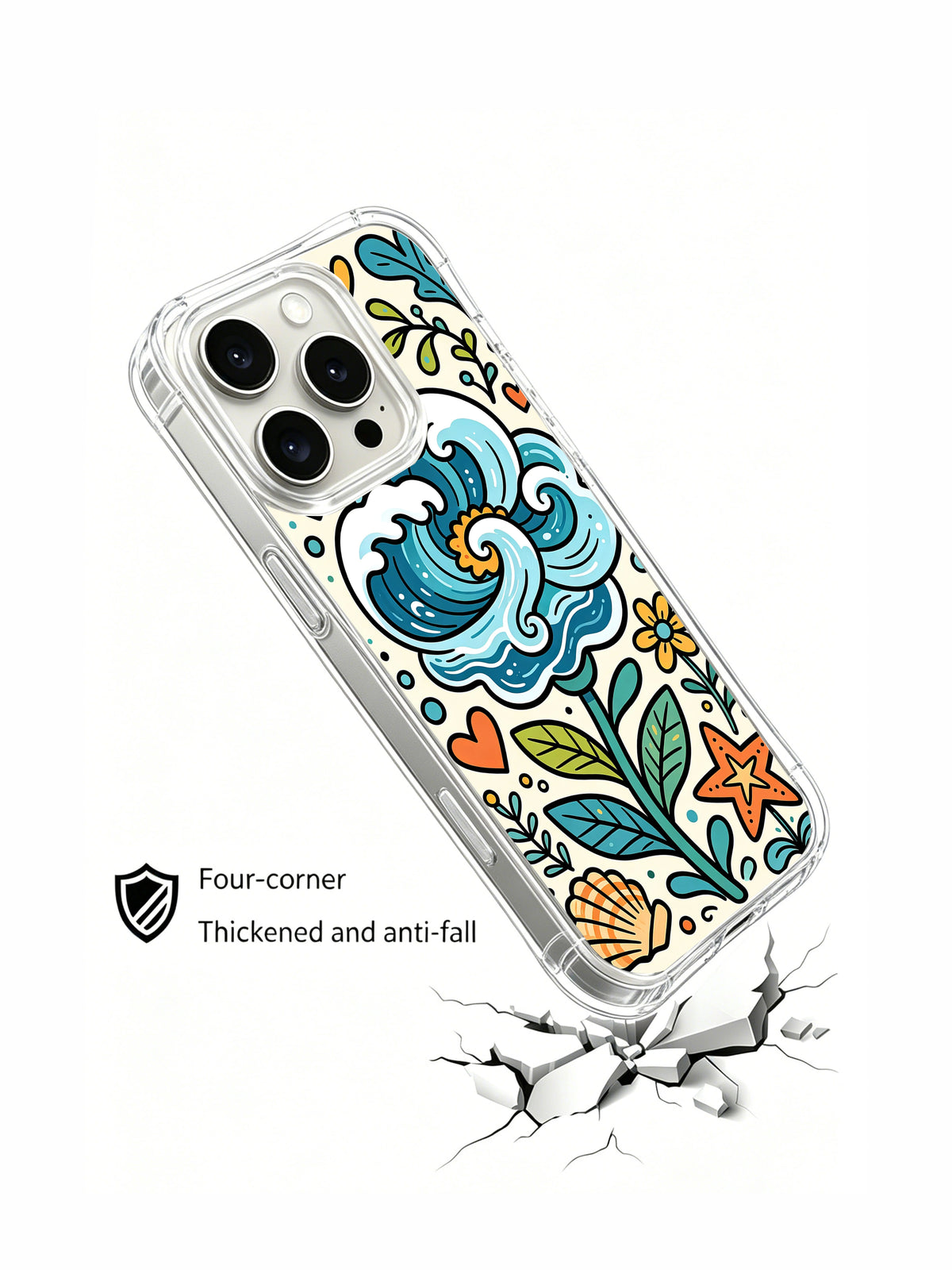 Tidal Bloom Garden protective iPhone 14 Pro case
