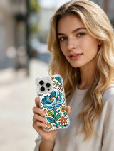 Tidal Bloom Garden artist-designed iPhone 14 Pro case lifestyle