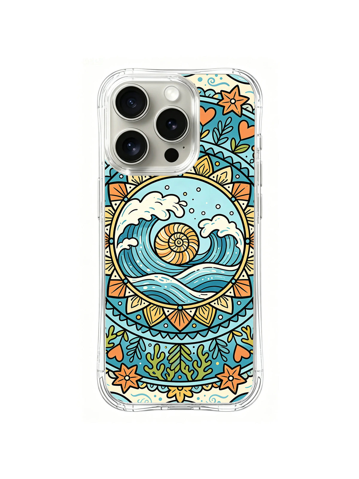 Shellwave Compass iPhone 14 Pro case pattern