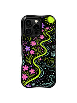 Sunlit Coastal Path pattern iPhone 16 Pro case