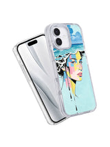 Tidal Mosaic wearable art phone case angle view