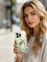 Sea turtle botanical iPhone 15 Pro Max case view 6