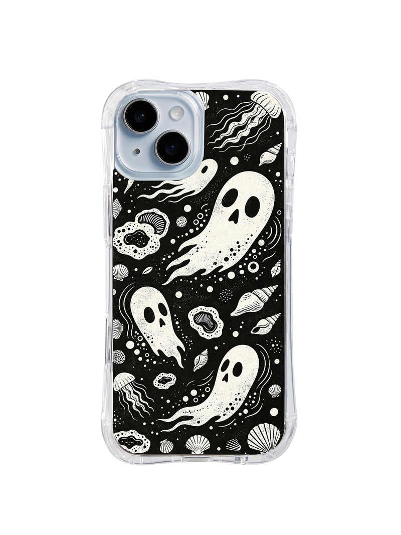 The Tidepool Specters iPhone 15 Plus Case – Coastal Ghost Art