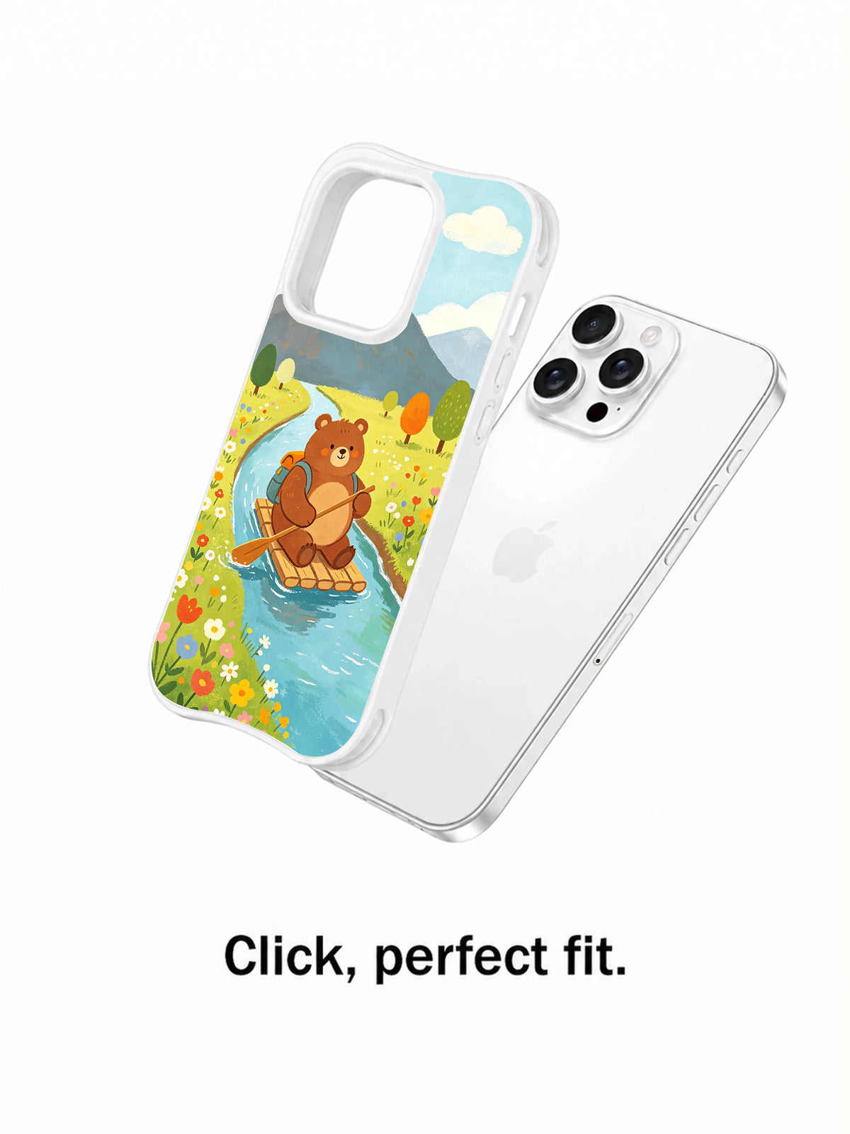Front and back composition of Tiny Bear Adventure case