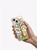 Product or handheld view of the Tiny Cats Garden Party case