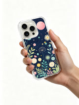 Tiny Universe Garden iPhone 14 Pro Max case in hand