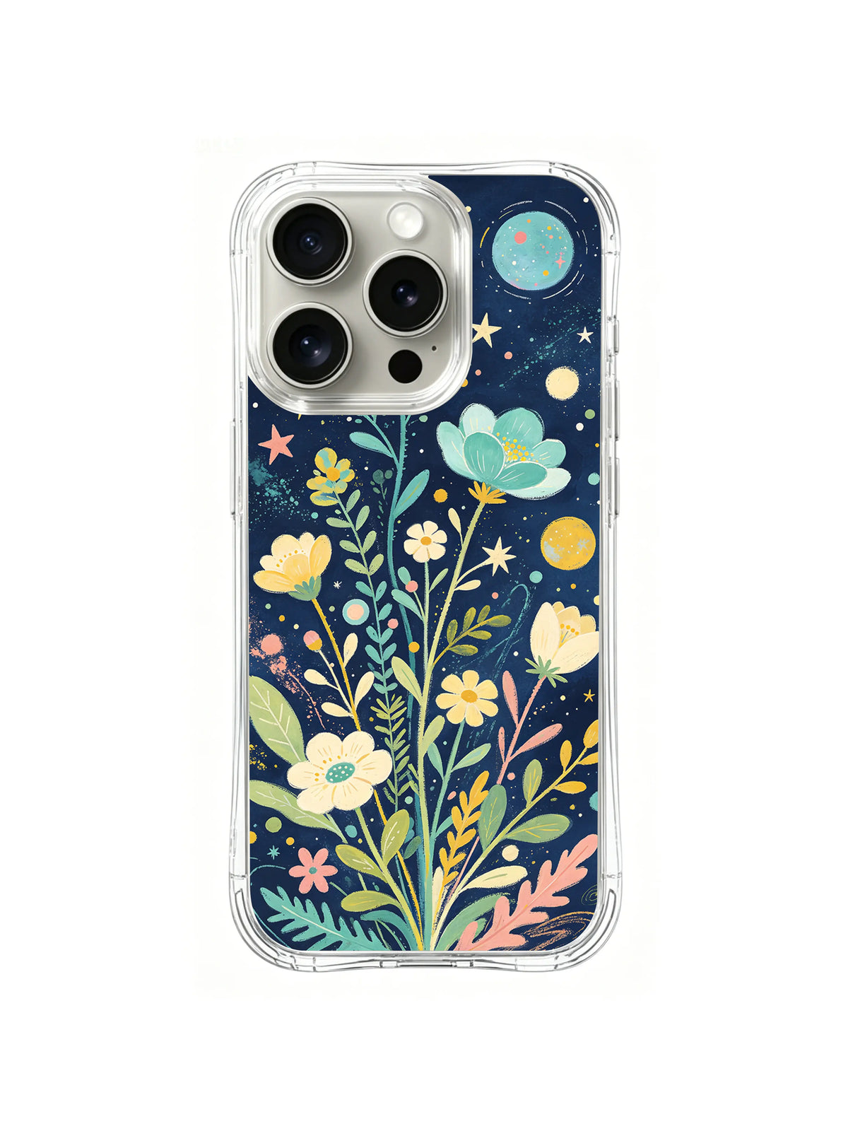 Planet Bloom Sanctuary pattern iPhone 14 Pro Max case