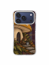 The Toadstool Waiting Room fern doorway iPhone 17 Pro case, pattern three