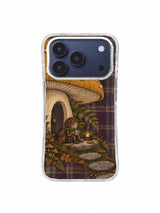 The Toadstool Waiting Room stepping stones iPhone 17 Pro case, pattern four