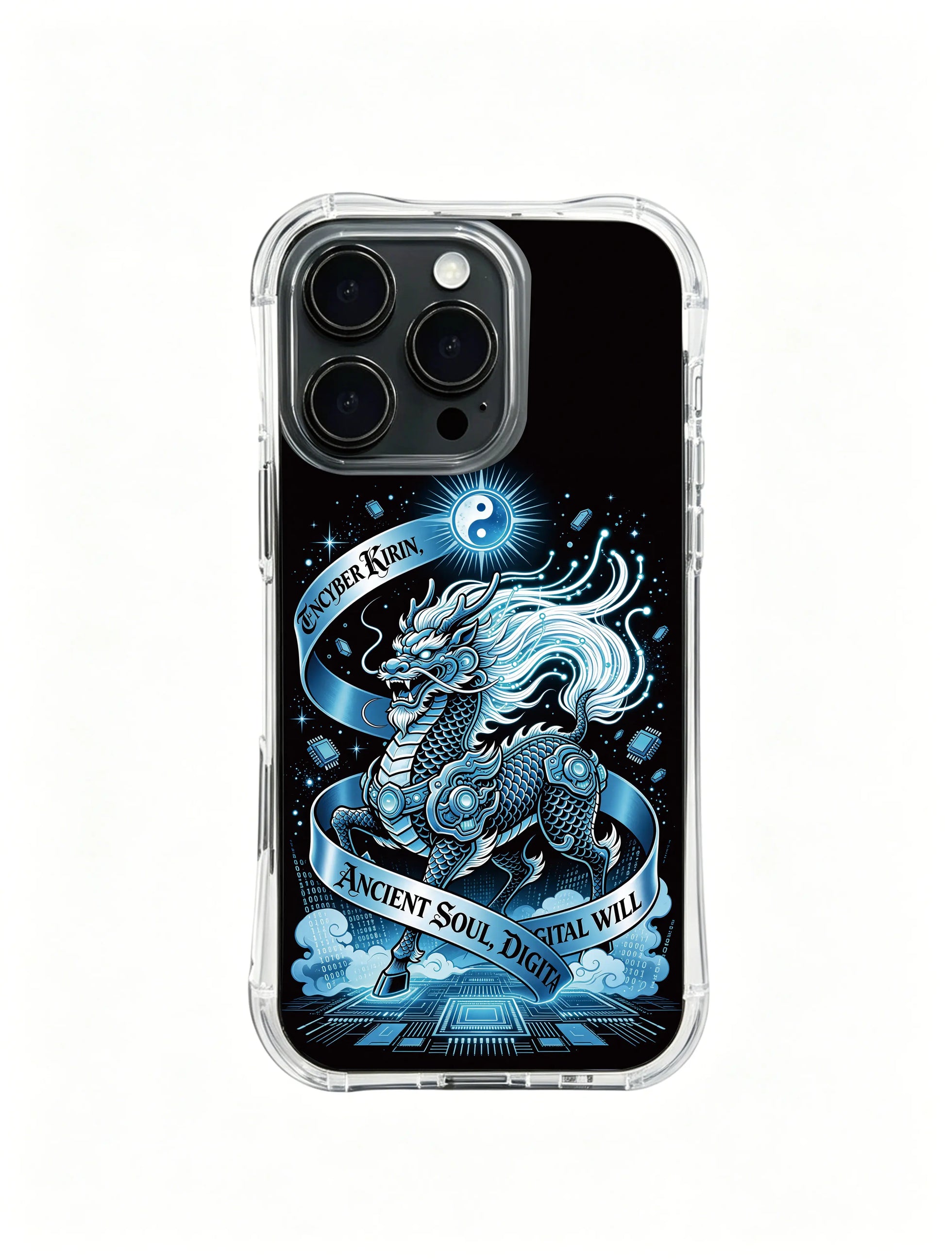 Soul artwork linking old order and new logic PhoneCasing, minimalist luxury iPhone 14 Plus Case, precise cutout easy access phone casing.