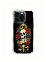 Skull and reincarnation-themed artwork in the product gallery
