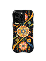 Tribal Petal Rhythm iPhone 15 Pro case pattern