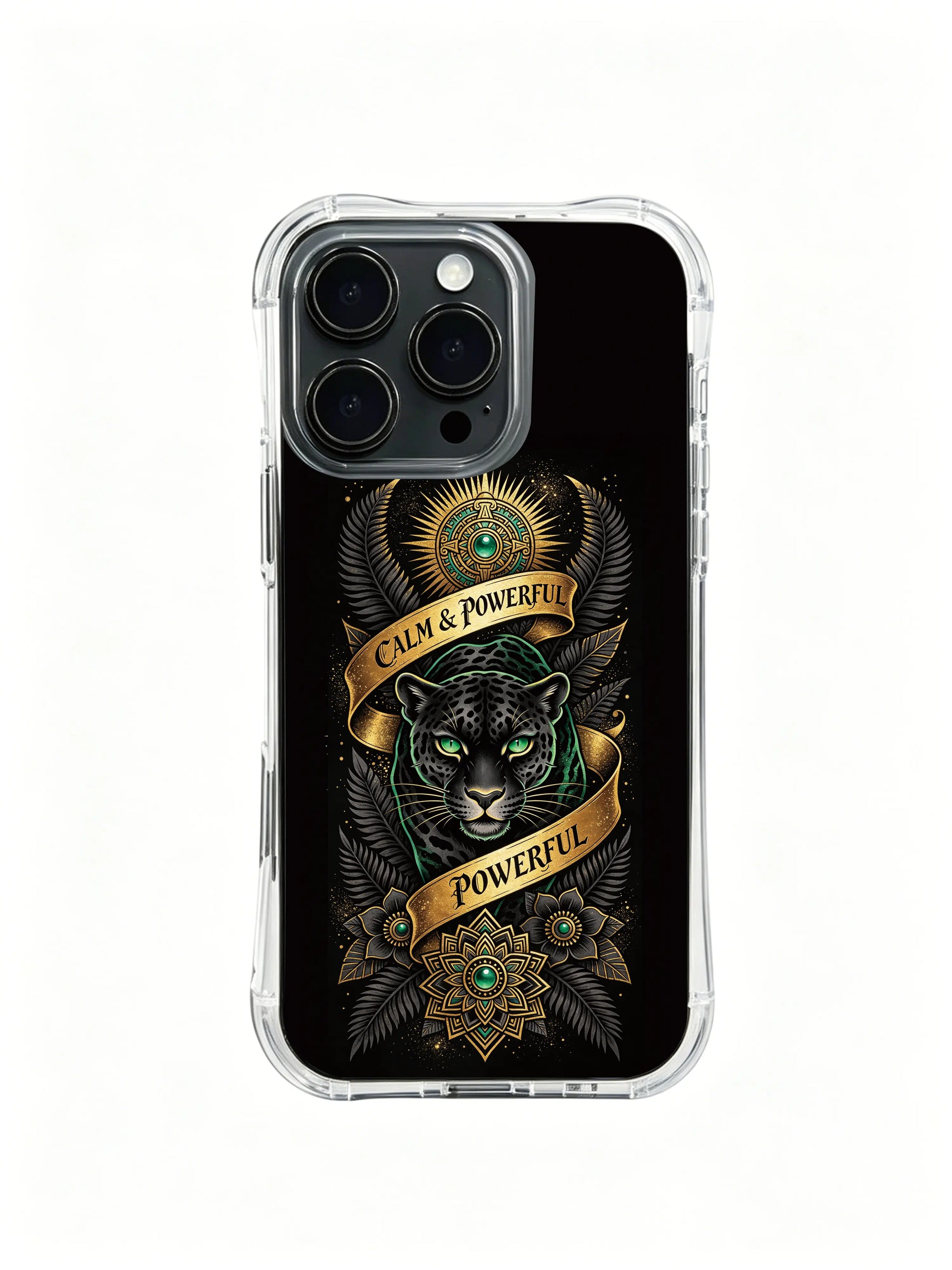 Tropical wilderness jaguar PhoneCasing, fashion iPhone 14 Plus Case, flexible travel friendly iPhone 14 Plus casing.