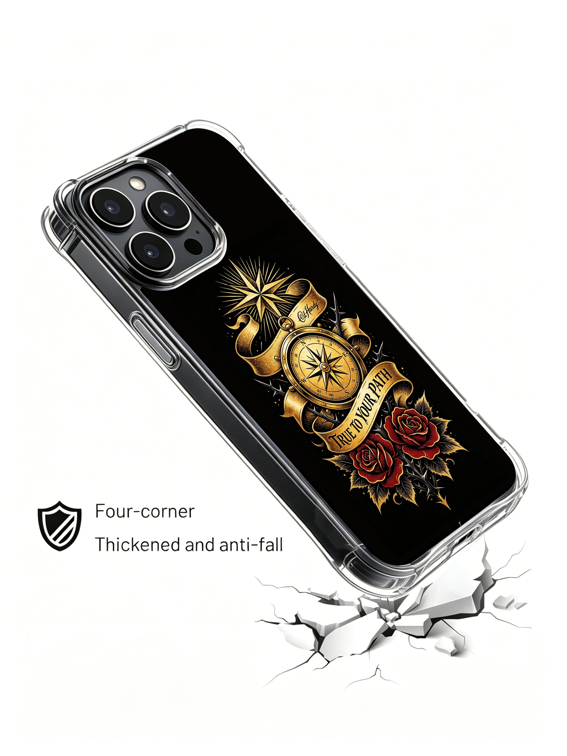 Seek inner true self symbolic totem PhoneCasing, elegant iPhone 14 Plus Case for boundary-breaking ladies, anti fingerprint sleek iPhone 14 Plus casing.
