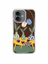 Tulips Hold a Secret Meeting iPhone 17 Case front view