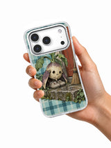 Turnip at the Back Door iPhone 17 Pro case held in hand