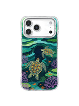 Emerald Passage sea turtle coastal art iPhone case