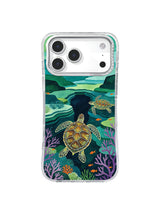 Jade Channel Crossing sea turtle iPhone case