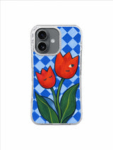 Scarlet Pair Prelude pattern on an iPhone 17 case by Marnie Bellwick