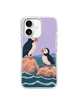 Two Seats Above the Tide illustrated iPhone 17 case on a clean white product background