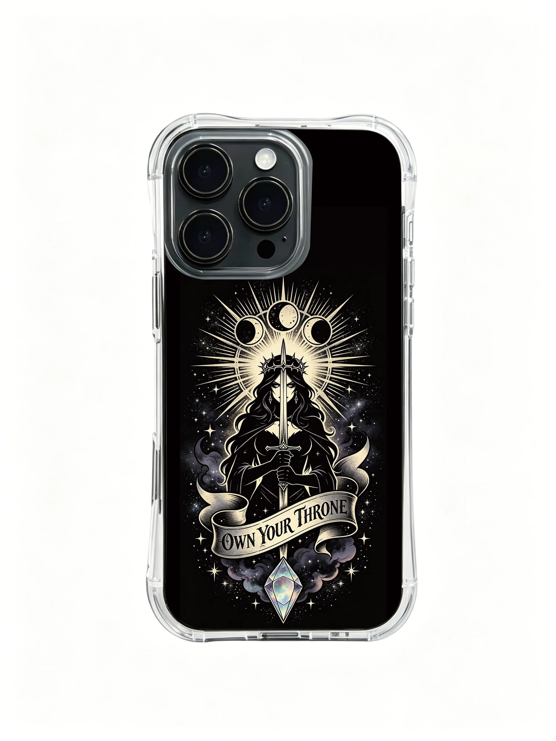 Ultimate inner intuition artwork PhoneCasing, minimalist luxury iPhone 14 Plus Case, precise cutout easy access phone casing