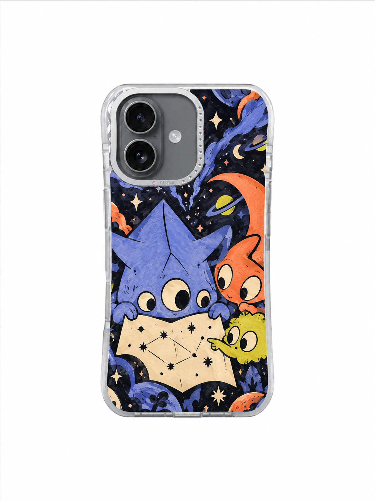 Unfinished Constellation Club pattern iPhone 17 case artwork