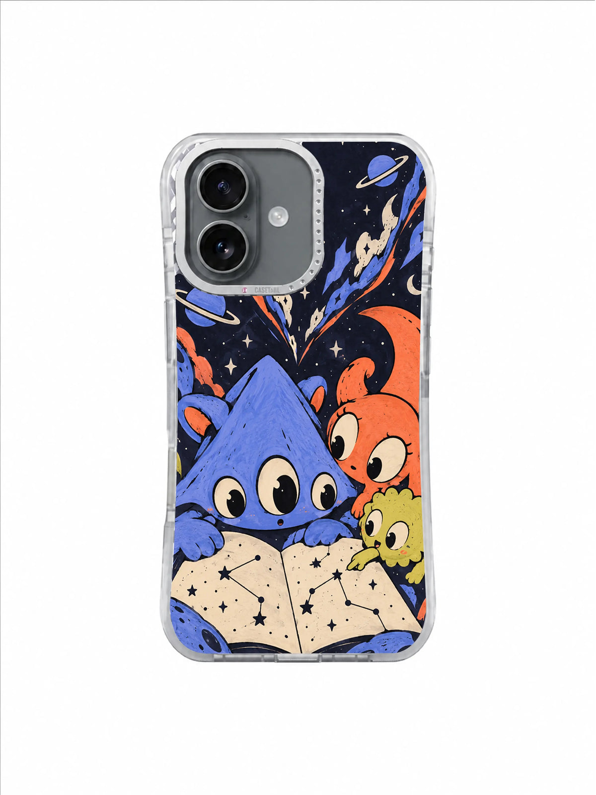 Indigo Future Map pattern iPhone 17 case artwork