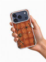An Unfinished Constellation iPhone 17 Pro case held in hand