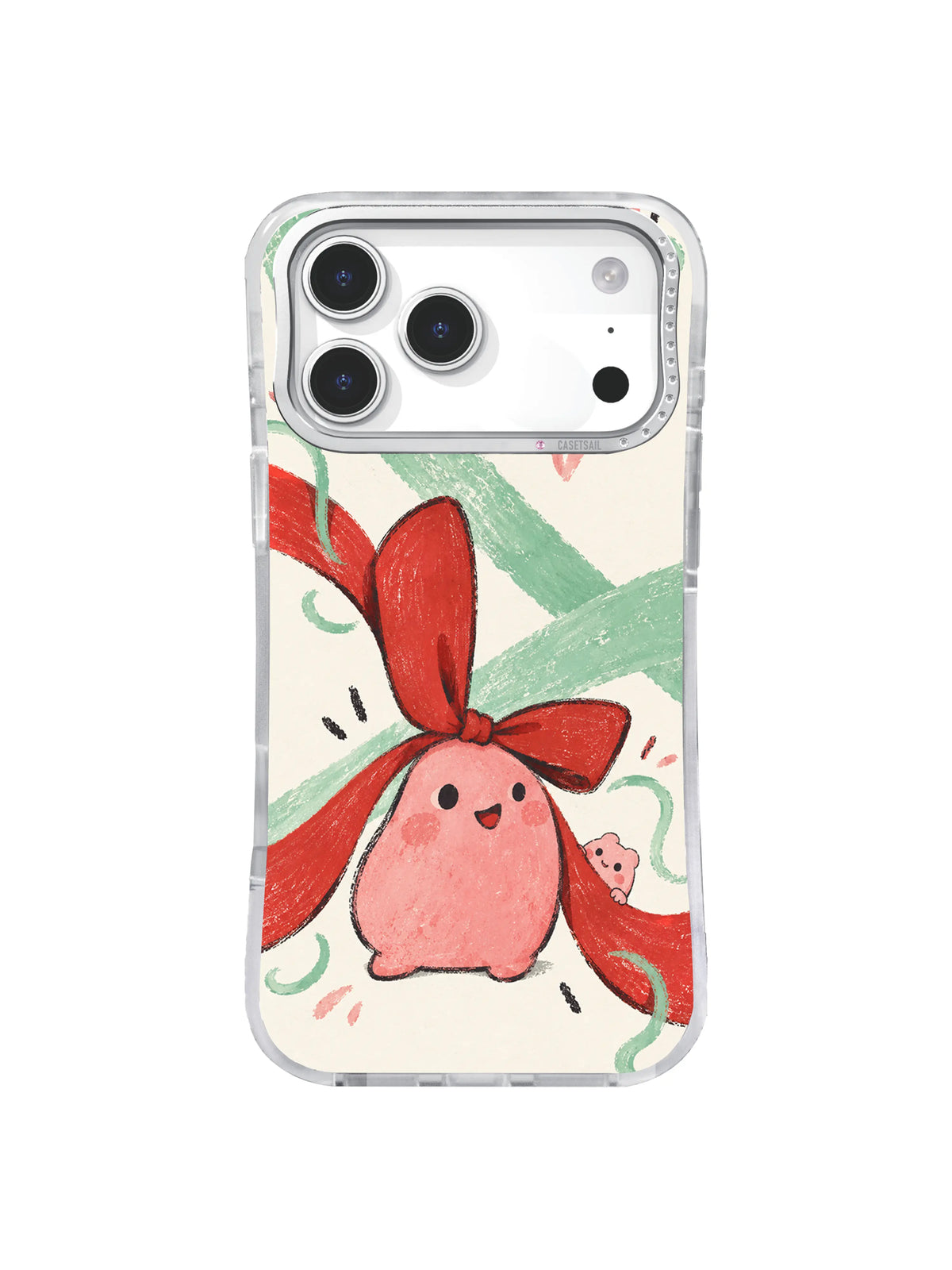 Mint Ribbon Club artwork swatch for The Unruly Bow Club iPhone 17 Pro Max Case