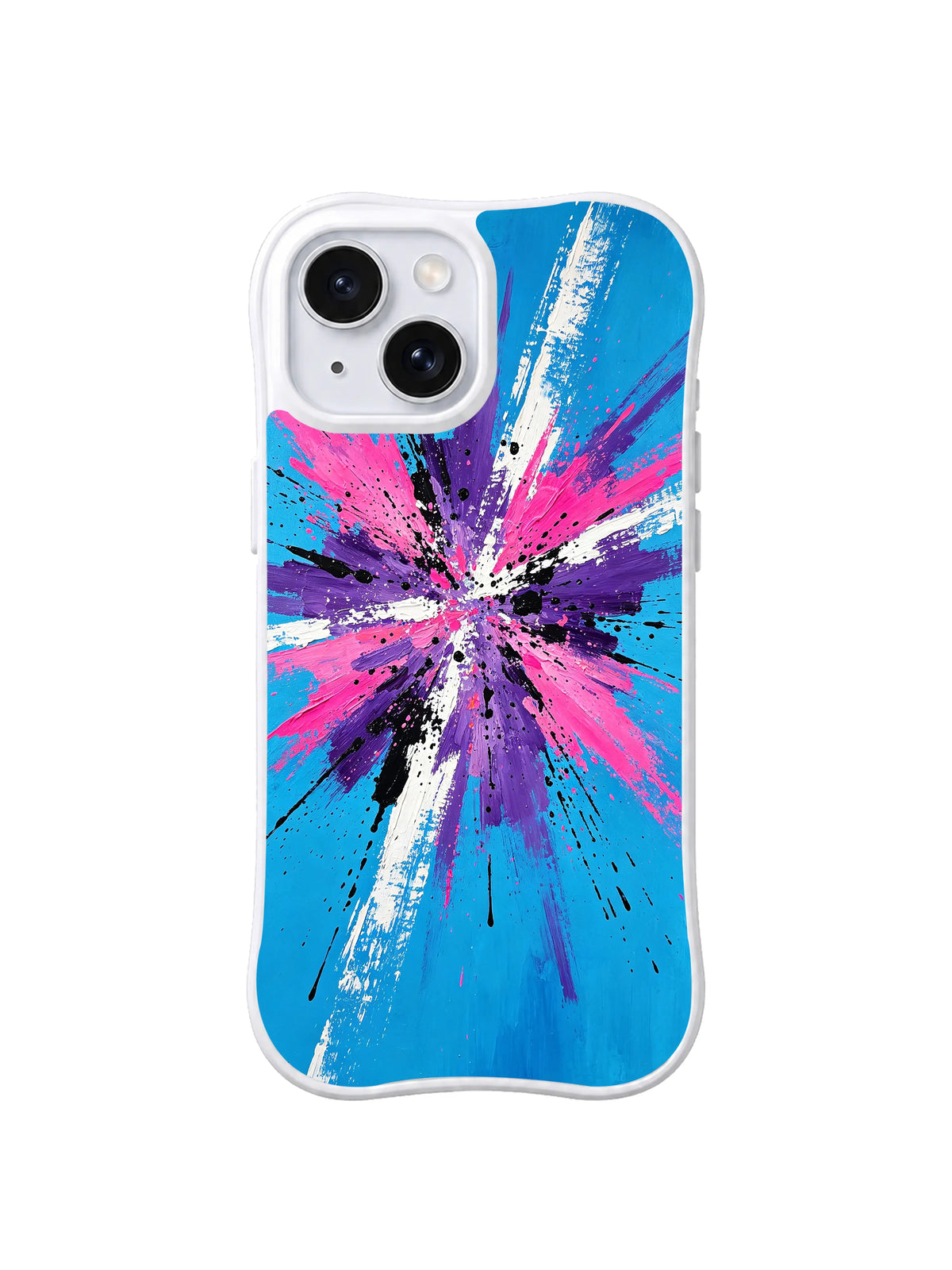 Radiant Speed Burst Velocity Bloom iPhone 15 Plus case by Zara Vexley