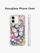 Velvet Butterfly Garden iPhone 17 case MagSafe view