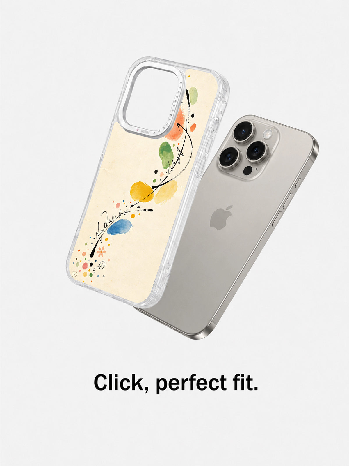 Velvet Love Garden iPhone 16 Pro case separated view