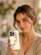 Velvet Love Garden iPhone 16 Pro case lifestyle view
