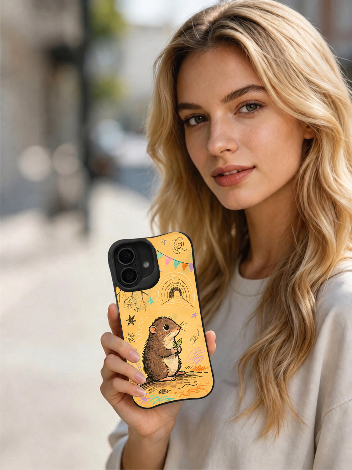 Velvet Mole aesthetic phone case lifestyle